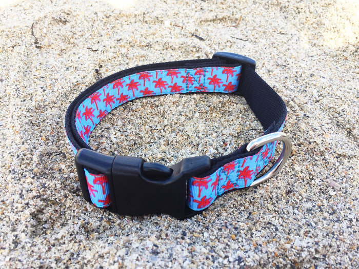 Collars4Change Palm Tree Dog Collar